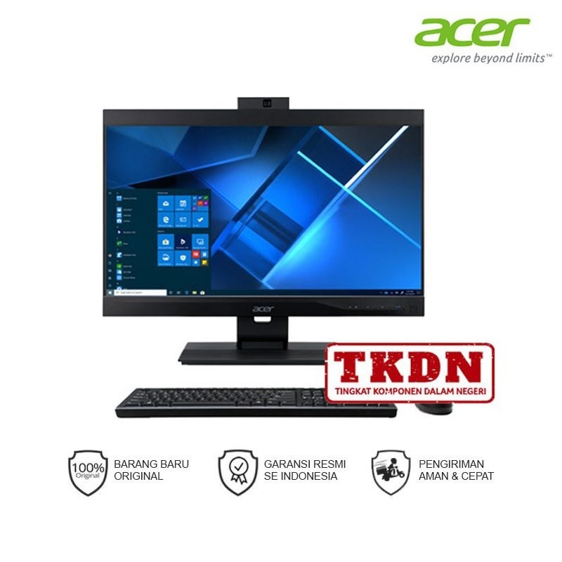 Acer Veriton Z4 All in One PC VZ4 Core i5-12400 8GB 512GB SSD W11H with Keyboard Mouse TKDN