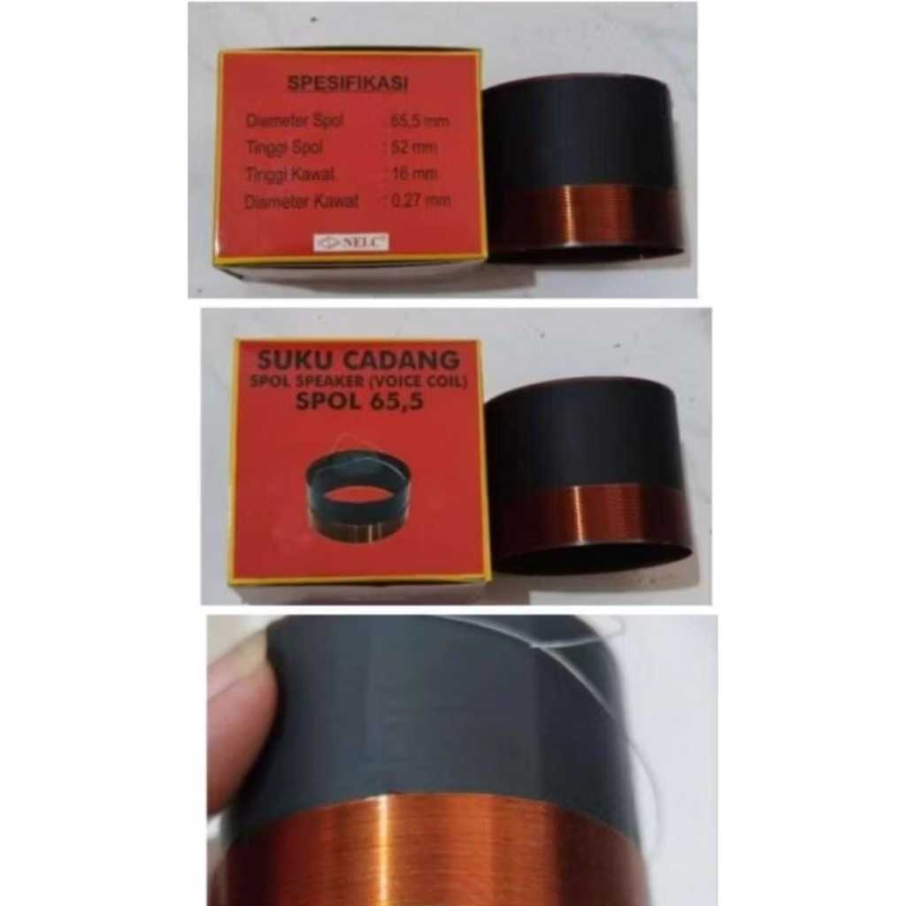 spul spool voice coil Speaker Nelc UK 65,5mm