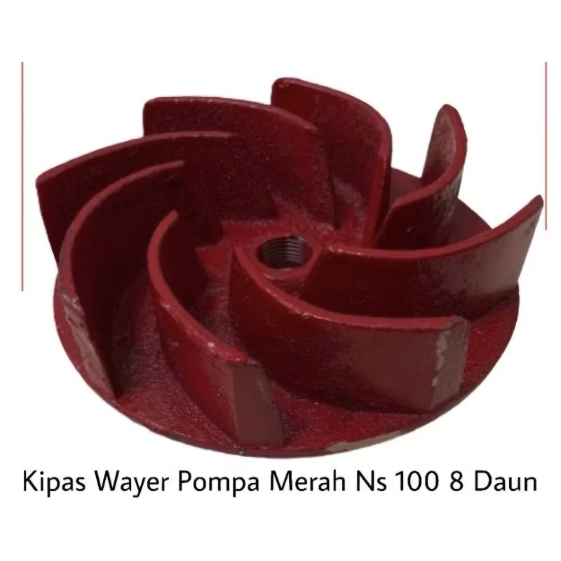 NS100 As Kipas Pompa NS 100 Kipas 8 Daun Pompa Irigasi
