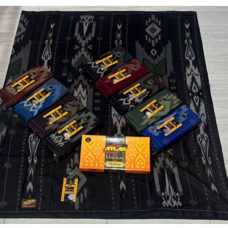 sarung atlas idaman kembang 555