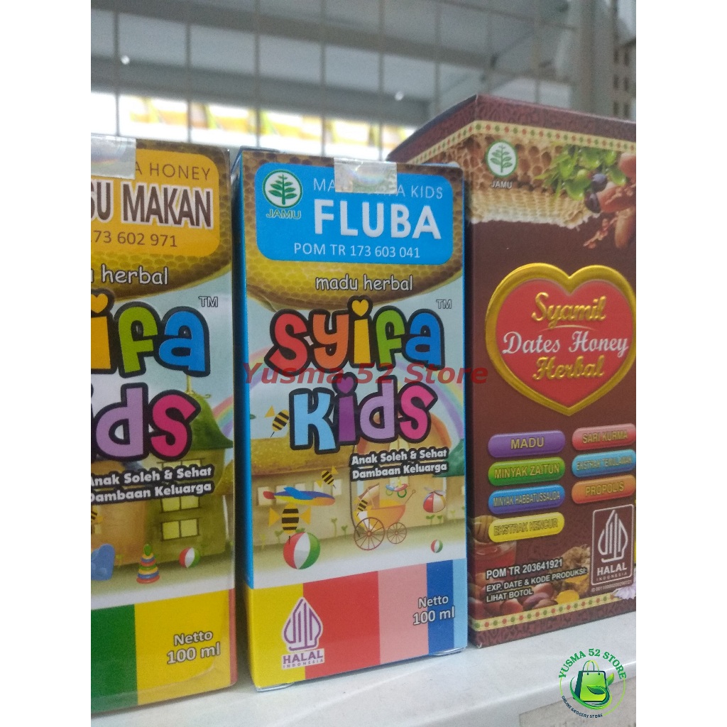 

FLUBA MADU ANAK SYIFA KIDS HERBAL INDO UTAMA : OBAT BATUK ANAK