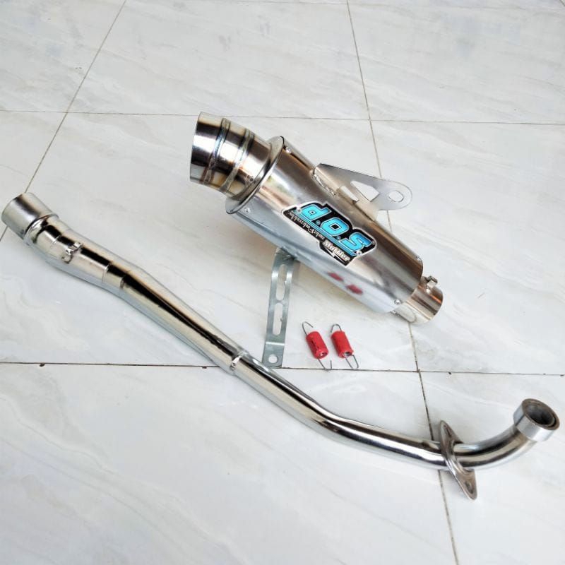 knalpot Racing Dos tampil kece dan garang netral supra/astrea