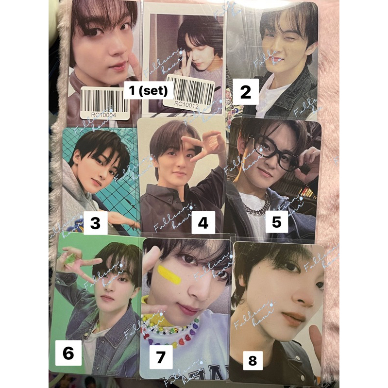 aab nct haechan mark photocard lucky draw soundwave walk qq music polaroid walk kms magazine candy m