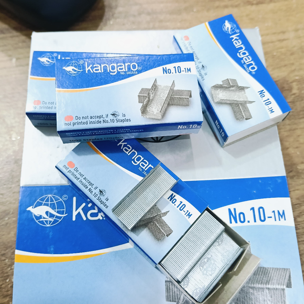 

KANGARO ISI STAPLES STAPLER NO 10 -1M KECIL HD-10