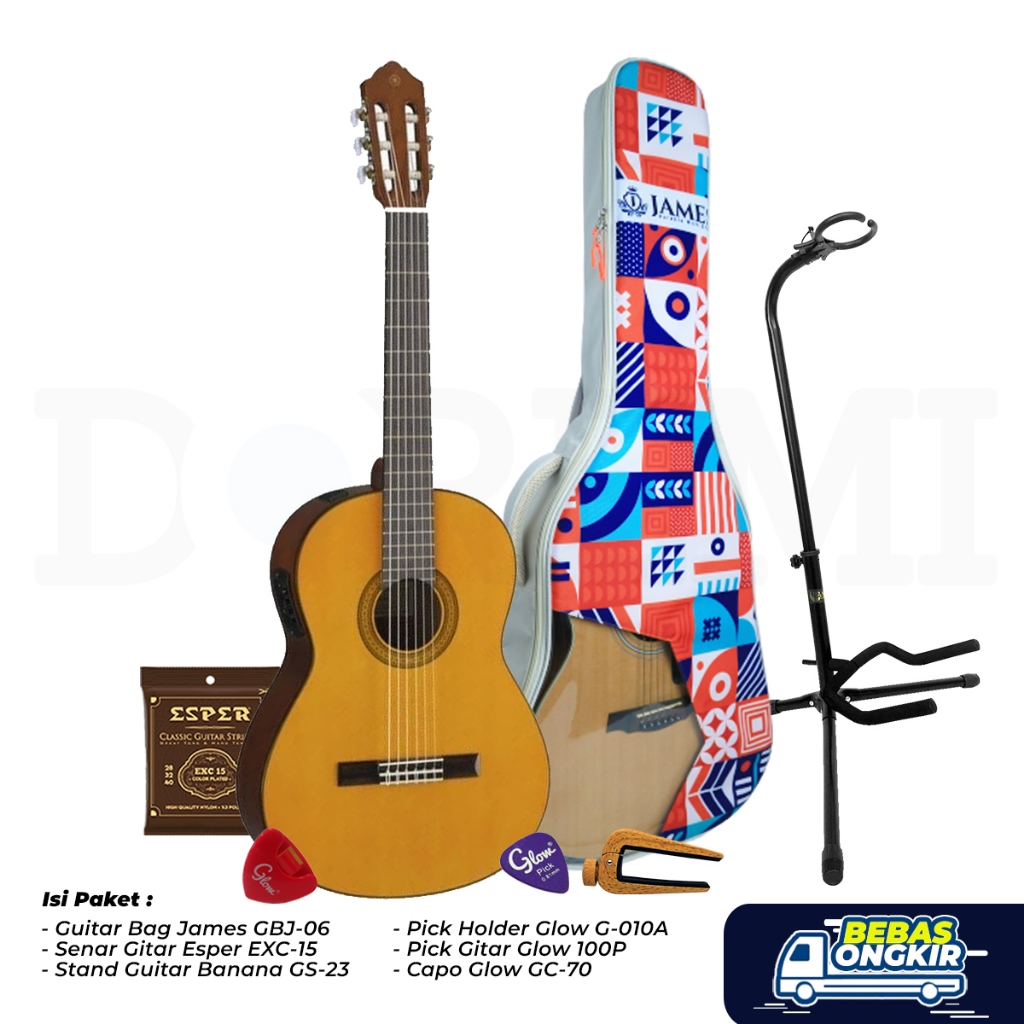 Paket Fancy Yamaha Classic Guitar CGX102 / CGX-102 / CGX 102