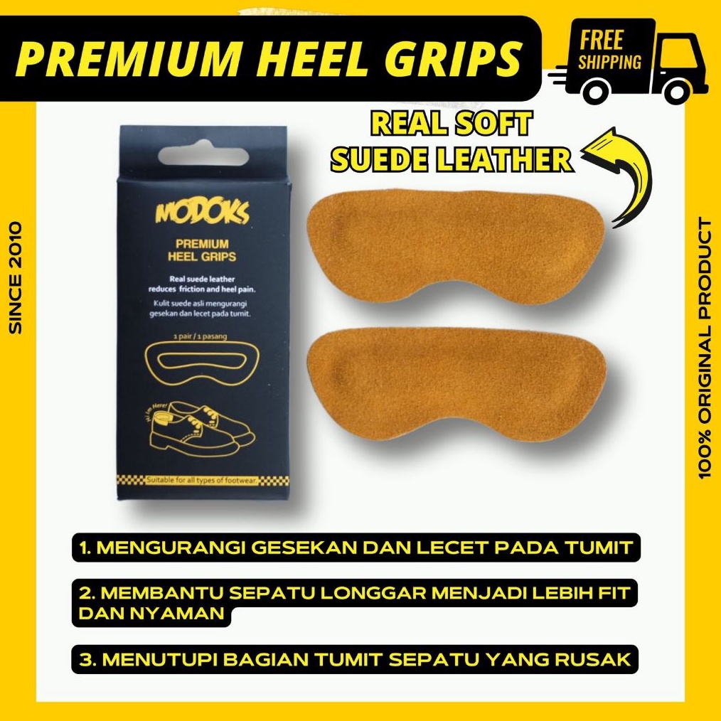 KODE F5Q Modoks original heel grips  heel shield  bantalan pelindung tumit  anti lecet mengatasi sep