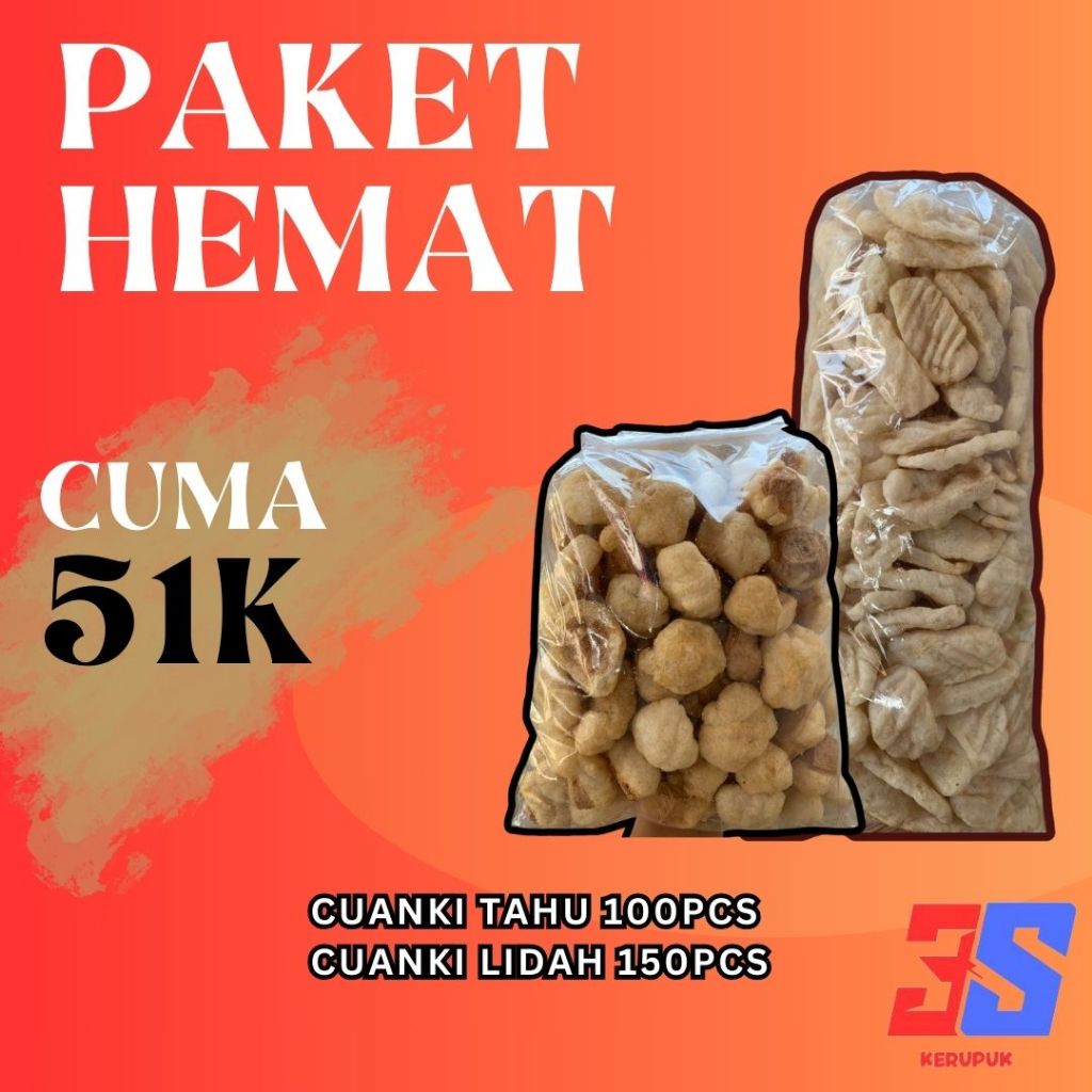 

Paket Hemat 2 Cuanki Lidah Dan Cuanki Tahu