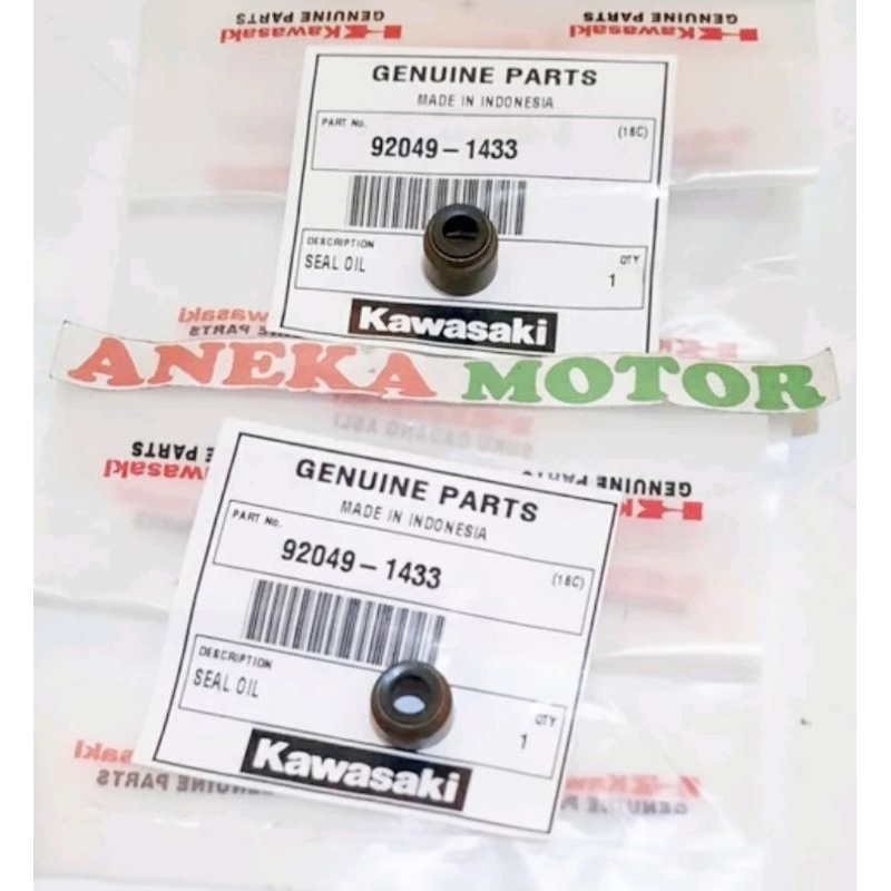 Seal Klep Kawasaki  Kaze  Kaze R  100%  Original Kawasaki Genuine Parts 92049 1433