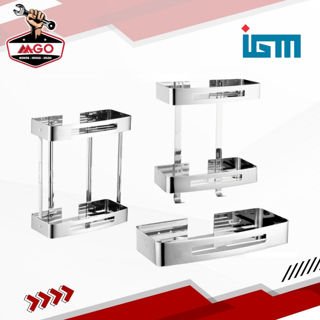 Rak Sabun Kotak Single / Susun IGM (IR-037, IR-039, IR-041)
