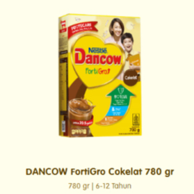 

DANCOW FORTIGRO RASA COKELAT/INSTAN/FULLCREAM 780 DAN 1000 GRAM