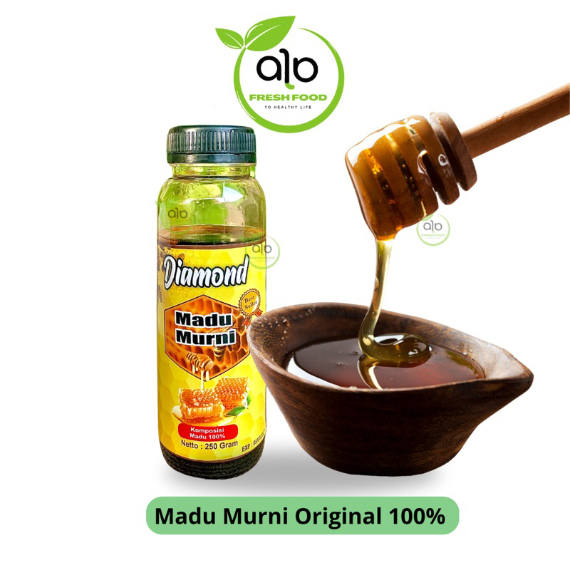 

Madu Murni 250gr Pure Raw Honey Madu Asli Nektar Bunga Akasia - ALO Fresh Food