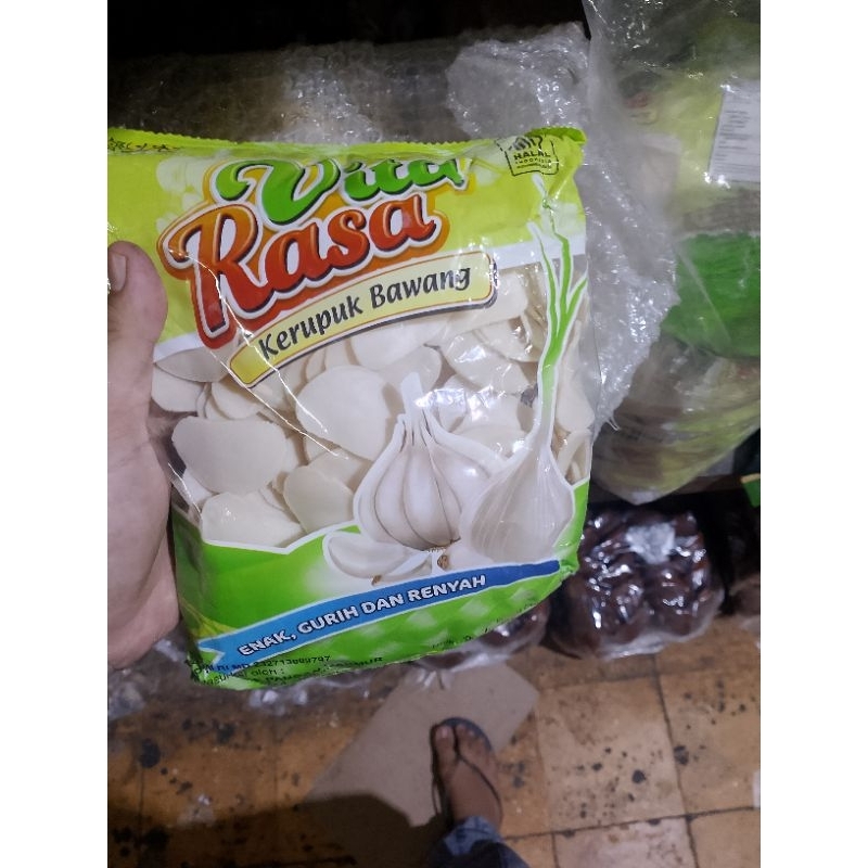 

Kerupuk Bawang Vitarasa 500gr