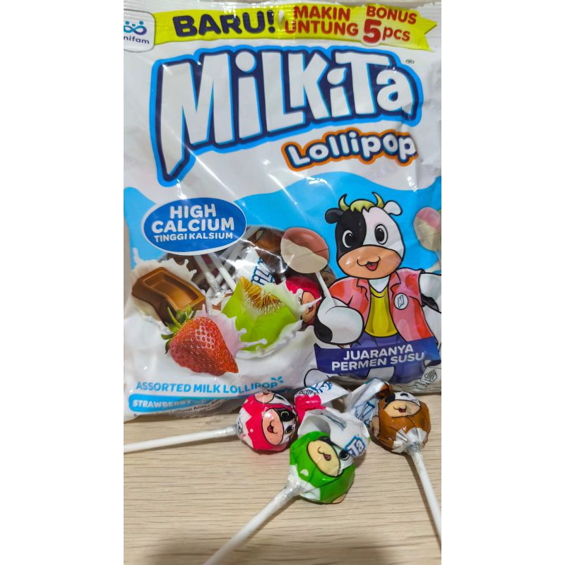 

Milkita Milk Lolipop (30+5)x9g eceran 1000