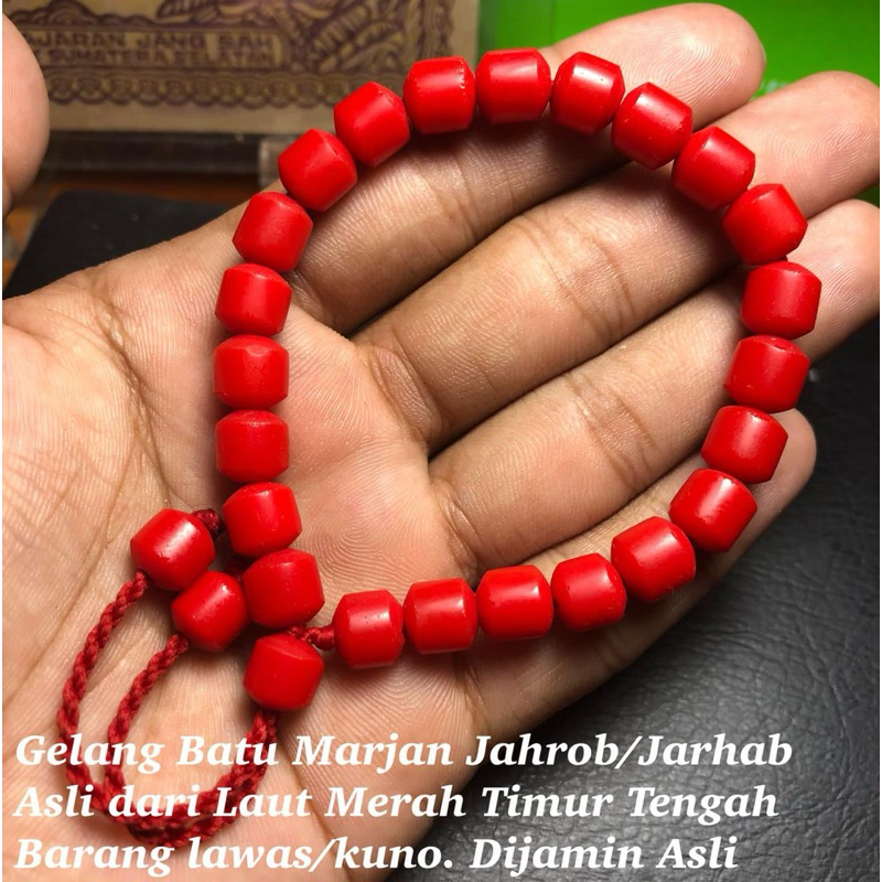 Gelang Batu Marjan Jahrob Asli Mekah