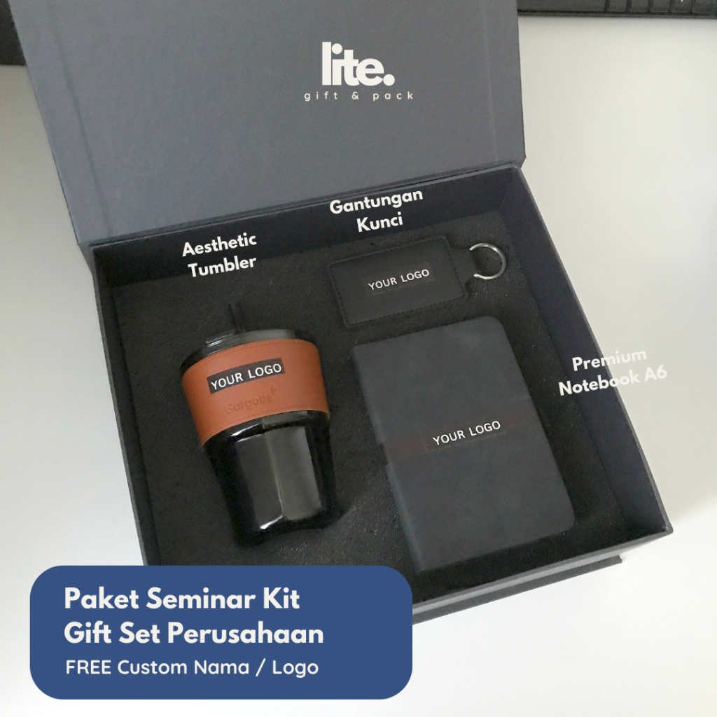 Paket Seminar Kit, Personal/ Welcoming Gift, Birthday Gift, Graduation Gift Aesthetic Tumbler
