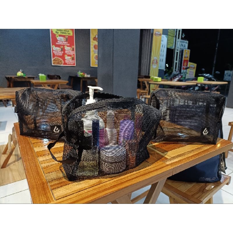 Tas Jaring Tas Makeup Tas Sabun Mandi Tas Serbaguna