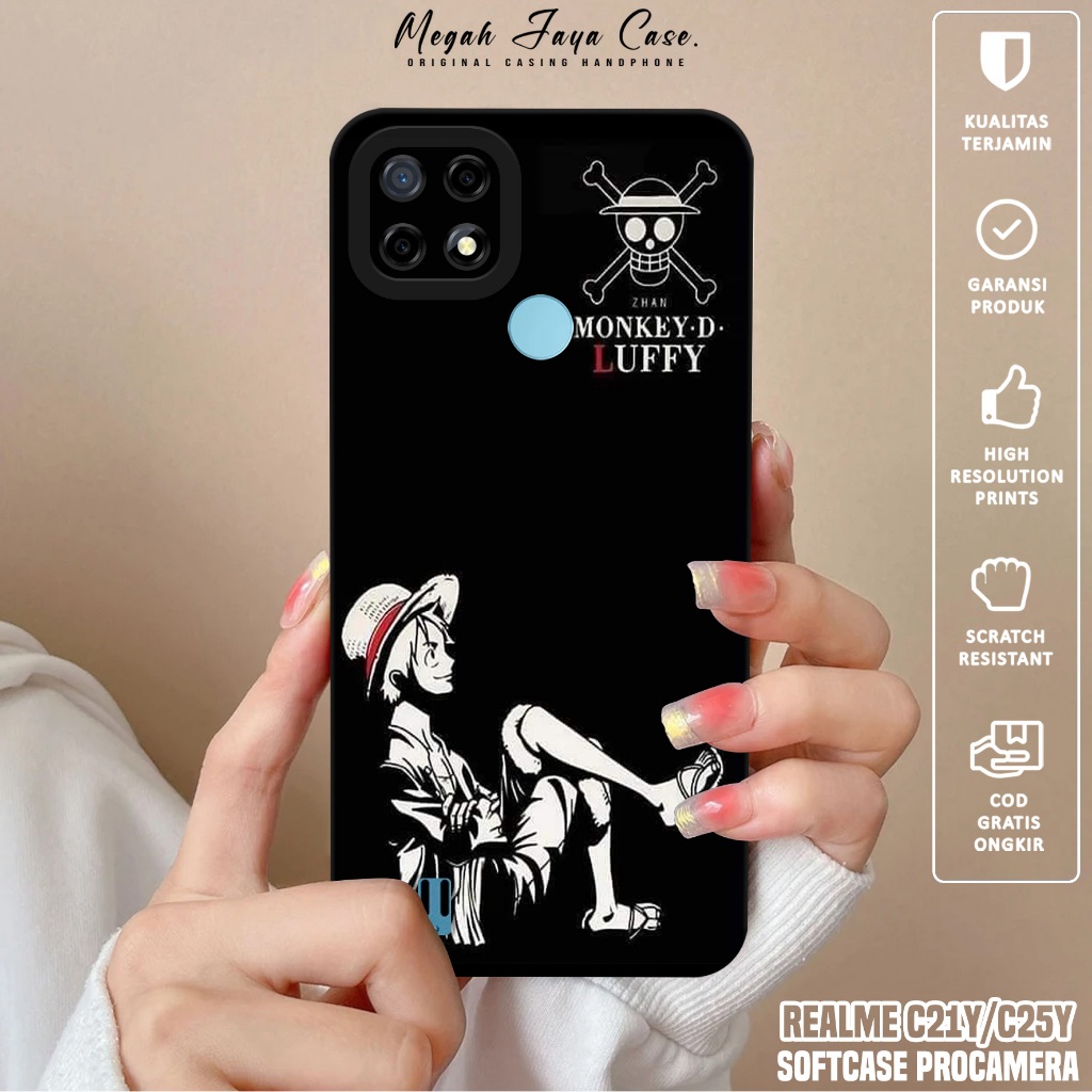 Case REALME C21Y / C25Y - Softcase Hp REALME C21Y / C25Y Motif OP - Silikon Hp REALME C21Y - Kondom 