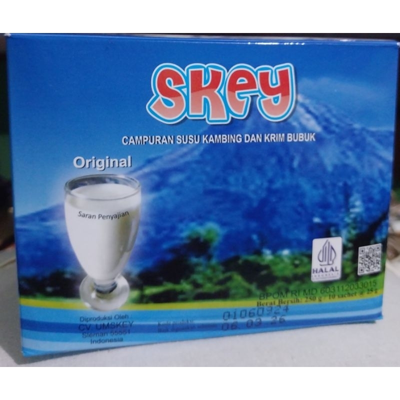 

Susu kambing Etawa Susu kambing SKEY Sachet isi 10