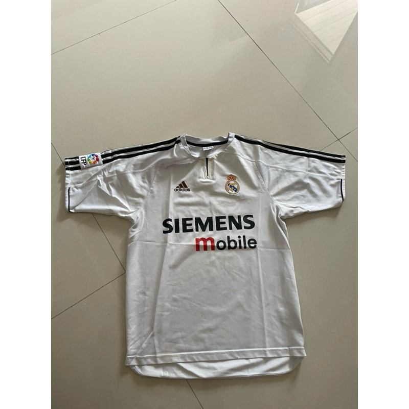 Baju bola Jersey madrid retro Siemens original