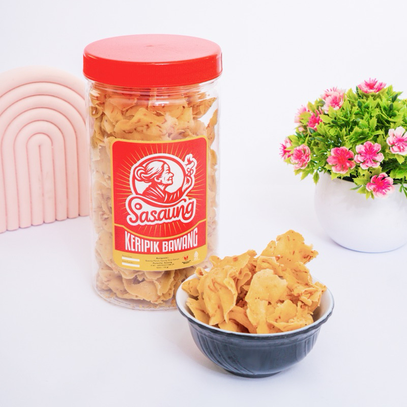 

Keripik Bawang Sasaung Renyah Gurih Snack Crispy