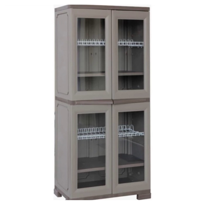 Lemari plastik OKL tinggi Lemari Alat makan