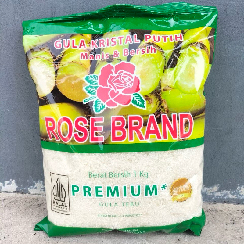

ROSE BRAND Gula Pasir / Gula Tebu Premium 1kg