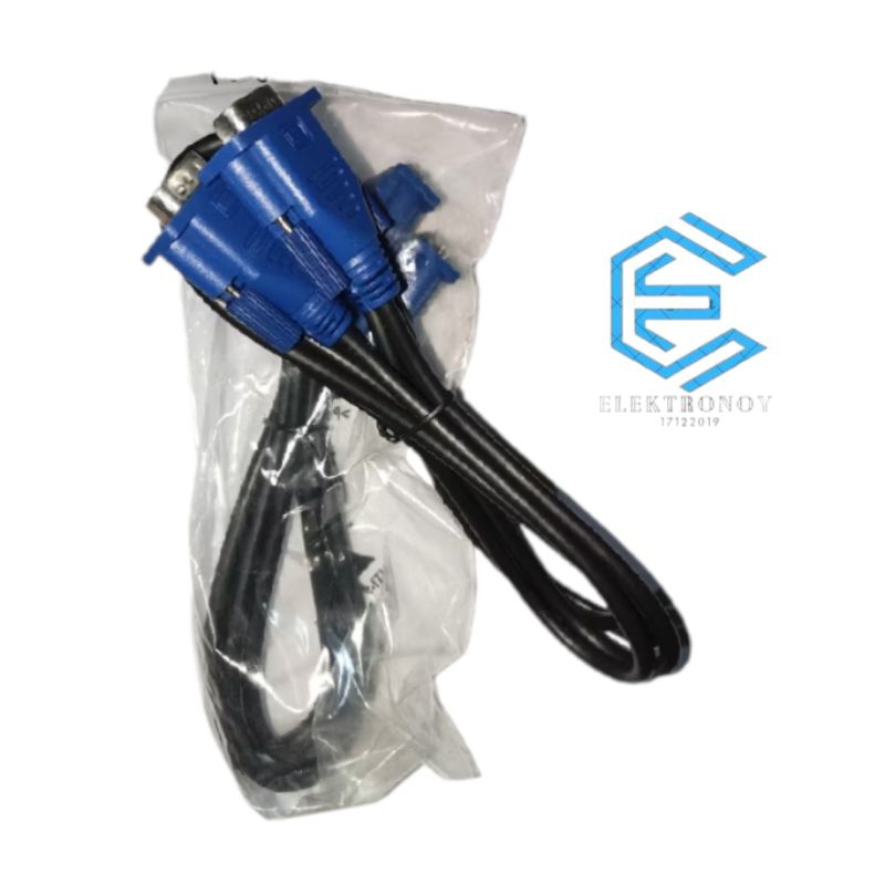 Kabel Konektor CPU Cable VGA Kabel VGA to VGAKABEL VGA MONITOR COMPUTER LCD/LED