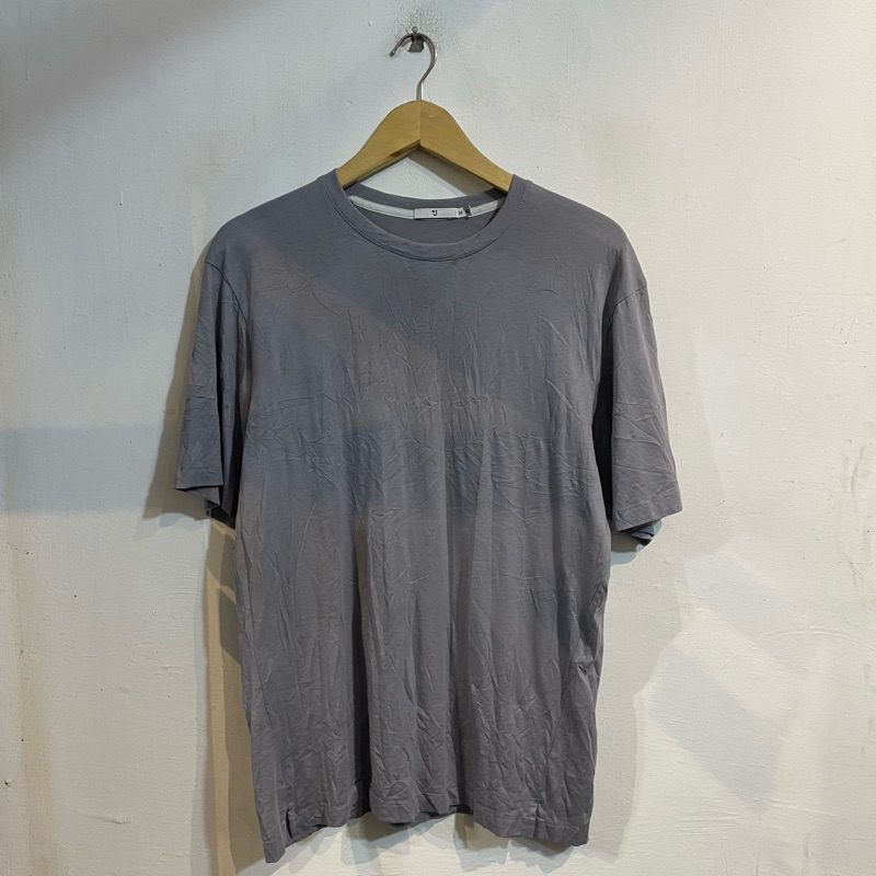 Tshirt Kaos UNIQLO Jil Sander Warna Abu Original Preloved