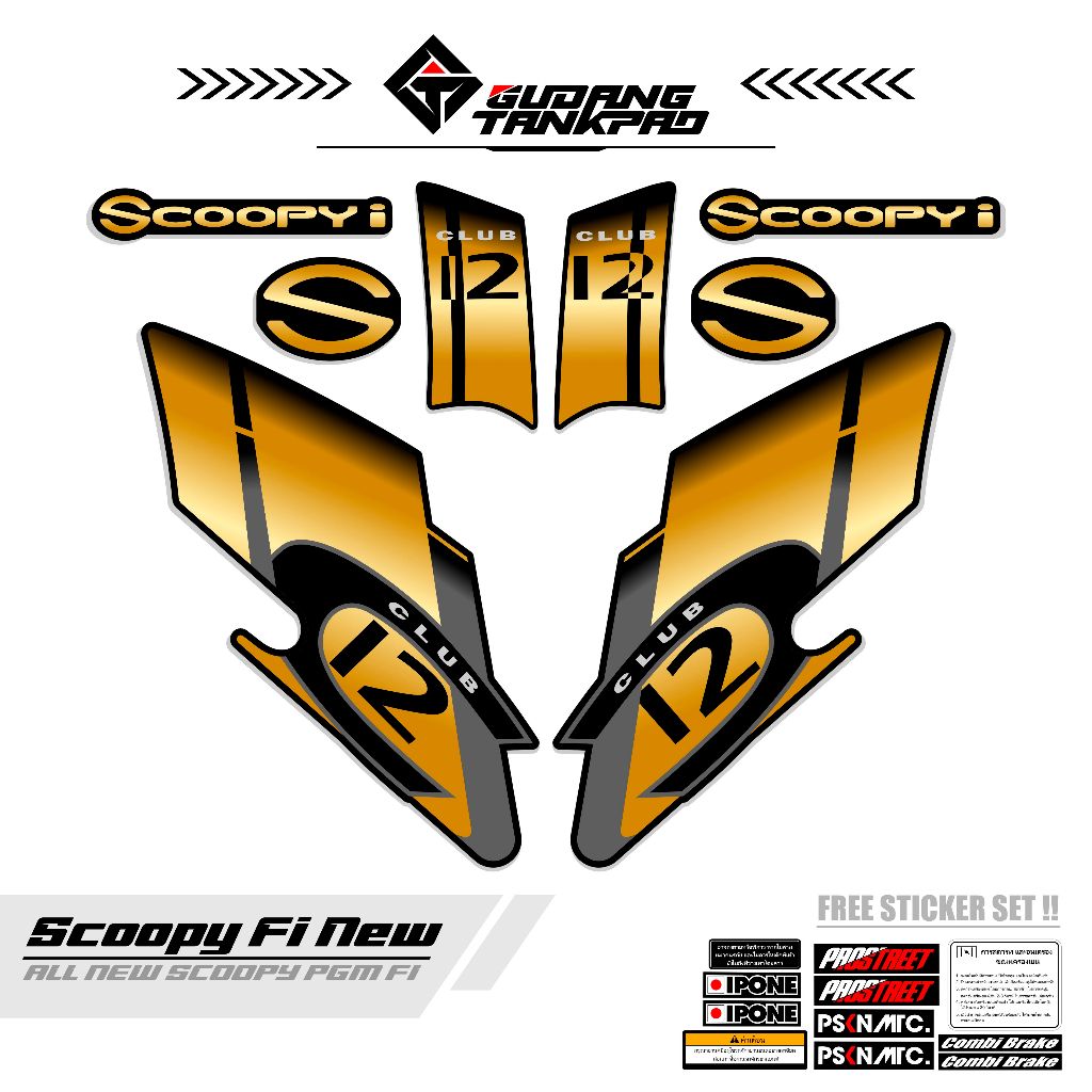 STRIPING HONDA SCOPY FI MTF 1 / STIKER STRIPING SCOPY FI / SCOPY DONAT / STRIPING HONDA SKUPI