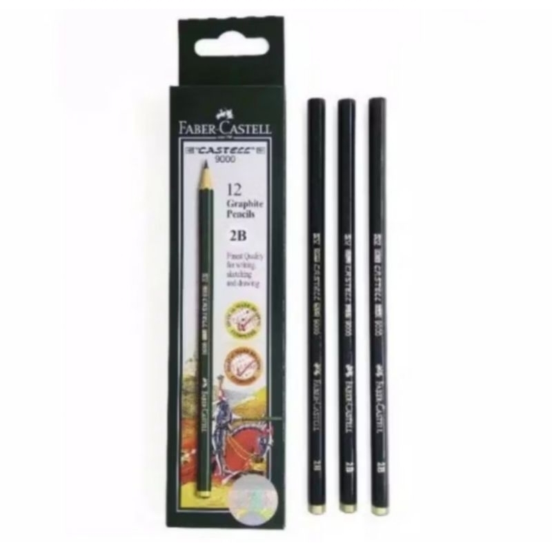 

pensil faber castell 1pack 12pcs pencil 2b