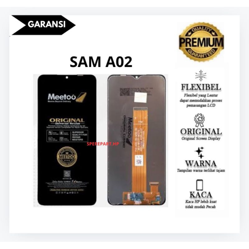 LCD TOUCHSCREEN SAM A02 FULLSET ORIGINAL/LCD ORIGINAL SAM A02