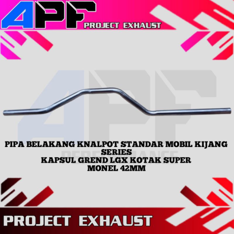Pipa sambungan knalpot mobil kijang kapsul grend lgx super kotak standar monel 42mm