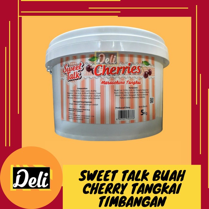 

Cherries Sweet Talk Buah Ceri Cherry Cherri Cheri Merah Tangkai Aneka Ukuran (100gr, 250gr, 500gr)