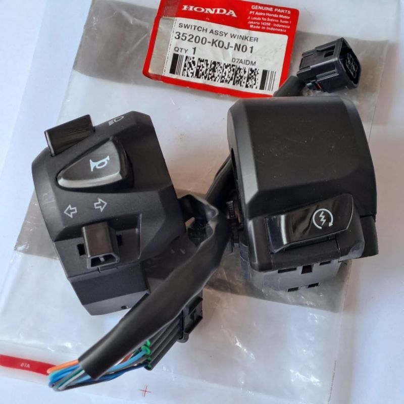 SAKLAR HOLDER KANAN KIRI GENIO BEAT NEW SCOOPY NEW BEAT DELUXE BEAT STREET NEE KODE K0J