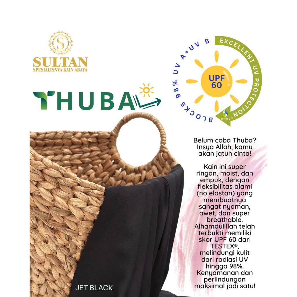 THUBA Anti UV  > I <  Polos Original Sultan