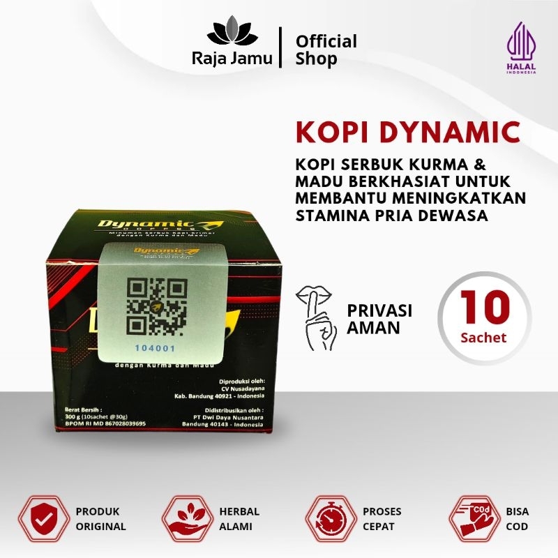 Kopi Dynamic Original | Kopi Pria Tahan Lama | Kopi Dinamik | Kopi Stamina Pria | Kopi Kuat Pria Tah