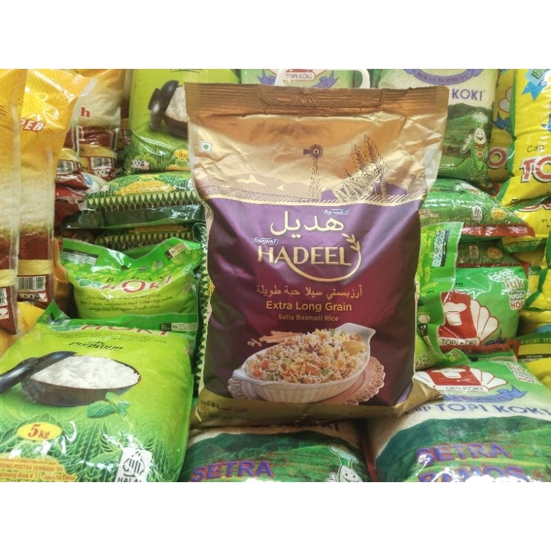 

Daawat Hadeel Beras Extra Long Grain 5 kg / Beras India Daawat Hadeel
