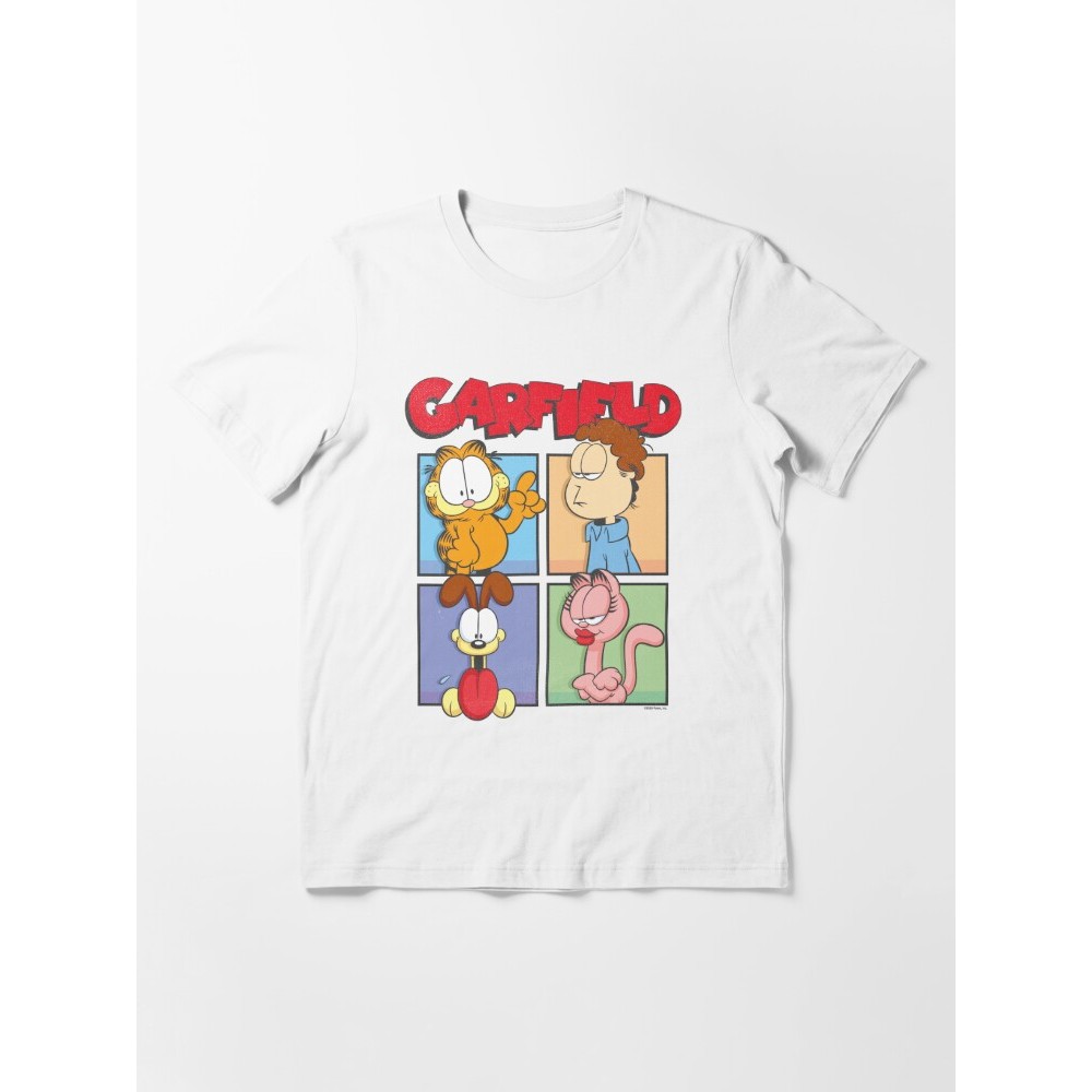 Kaos Anak Anime Garfield Group Box Up Poster TShirt