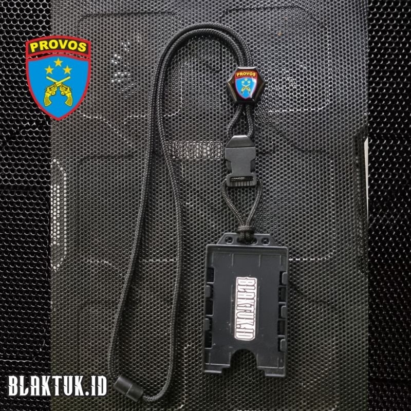 

Lanyard tactical holder id card Slide exagonal logo PROVOS