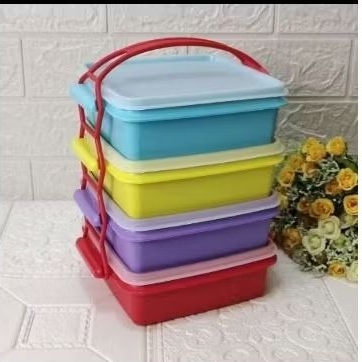 Rantang Baru Carry All Set Rantang cas rantang kotak Tupperware
