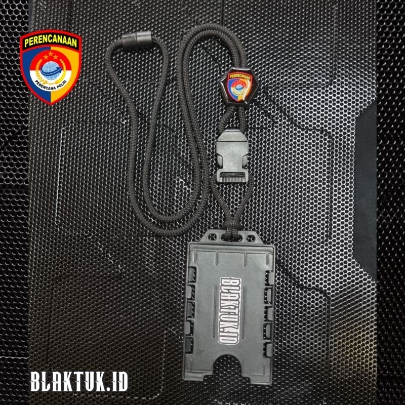

Lanyard tactical holder id card Slide exagonal logo SERENA POLRI