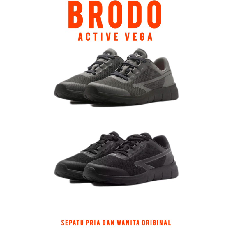 Brodo Official Active Vega - Sneakers Pria | Sepatu Cowok | Sepatu Pria Original 100%