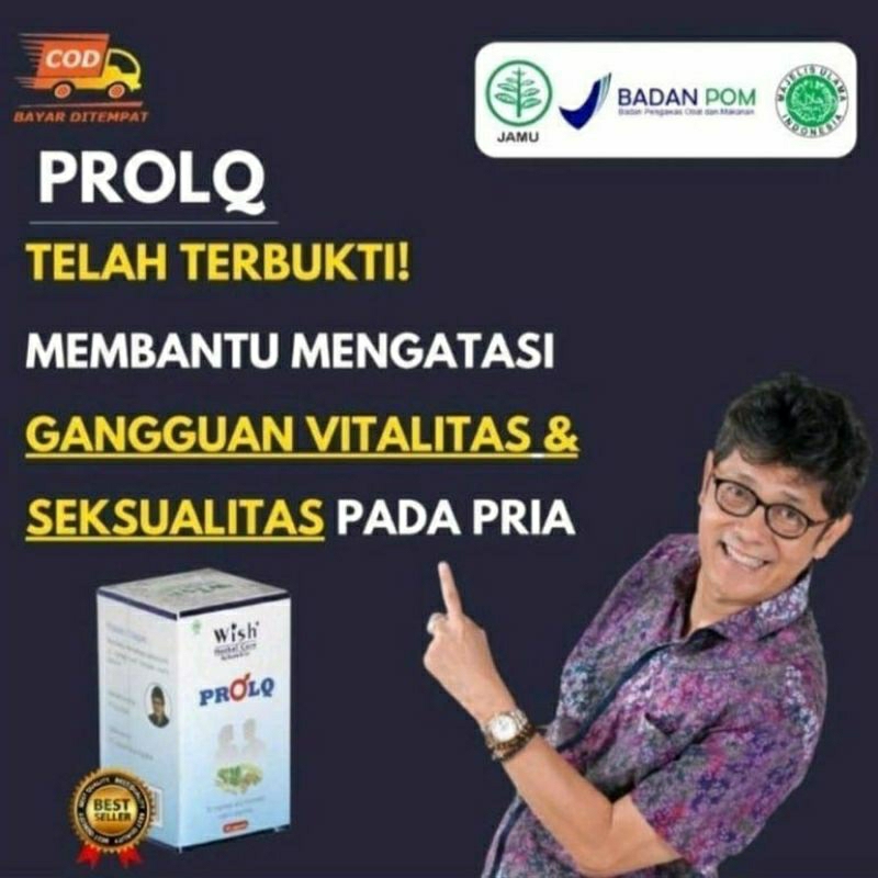 

Wish Prolq Kapsul ~ Multivitamin Pria 30 Kapsul