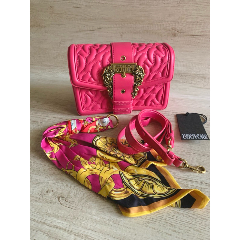 Versace Jeans Couture Quilted Shoulder Bag