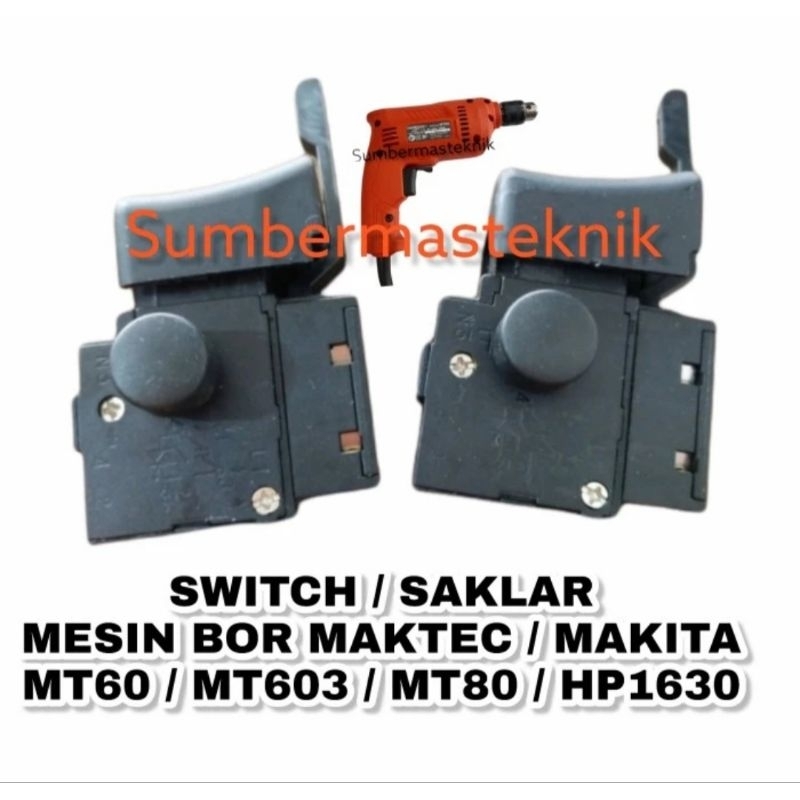 SWITCH MAKITA HP1630 SAKLAR ONOFF MESIN BOR MAKITA 13MM HP 1630