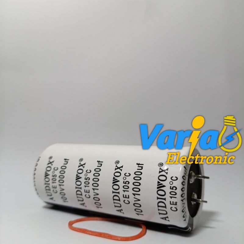Jlelectro Elco Audiovox 10000Uf 100V Putih Original Ori Bagus