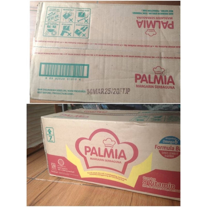 

Palmia Margarin Serbaguna PROMO!! 1Dus isi 60x200g