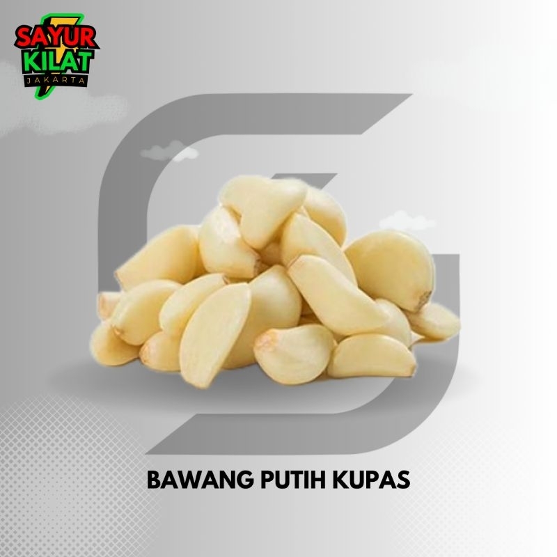 

Bawang Putih Kupas 150gram (KIRIM INSTAN)