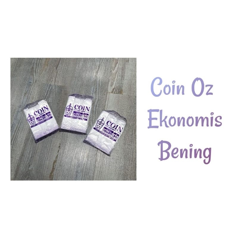 

Plastik Gelas Coin Oz Ekonomis Bening [ISI 50lbr]