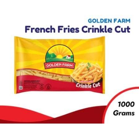 

Golden Farm Kentang Beku French Fries Frozen Crinkle Cut 1 Kg